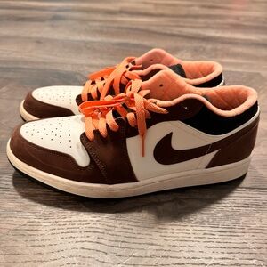 Nike Air Jordan 1 Low SE Light Chocolate Mocha Black Men’s Size 10.5 DC6991-200